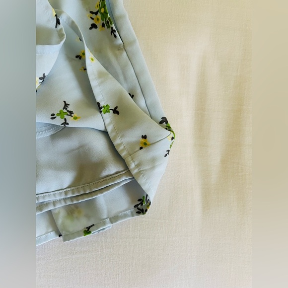 Aritzia Sunday Best Sky Blue Floral Westley Shorts - Picture 5 of 6